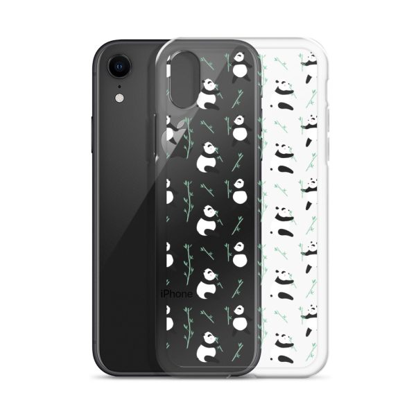 Cute Panda iPhone Clear Case