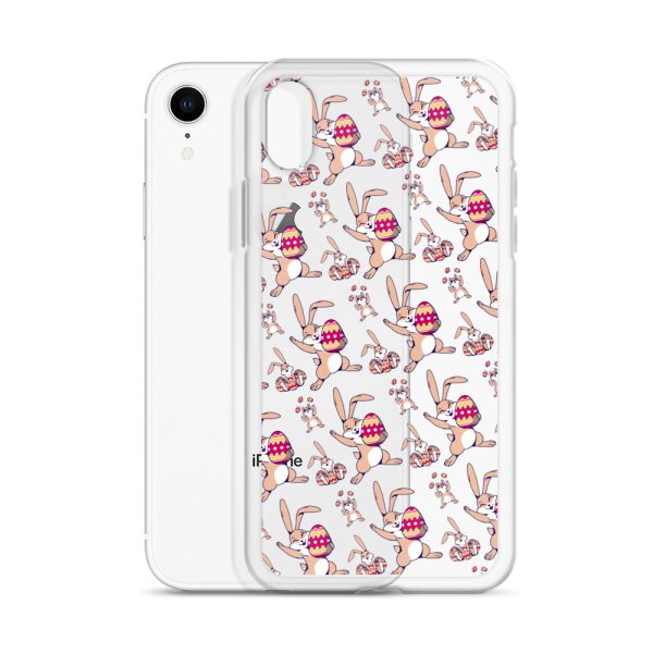Easter Bunny With Egg iPhone Clear Case