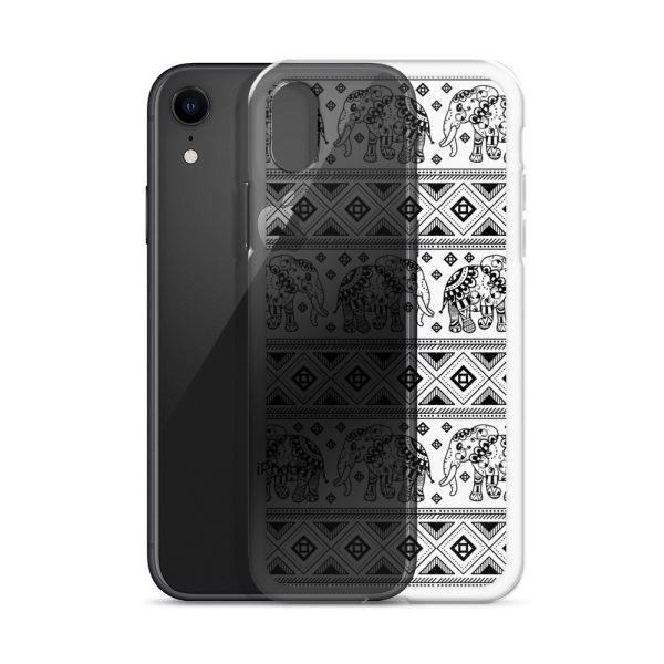 Elephant Mandala iPhone Clear Case