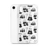 Panda Bears Bamboo iPhone Clear Case