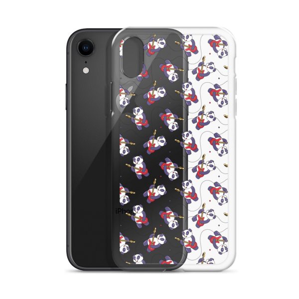 Panda Guitarist iPhone Clear Case