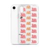 Pink Bunnies iPhone Clear Case