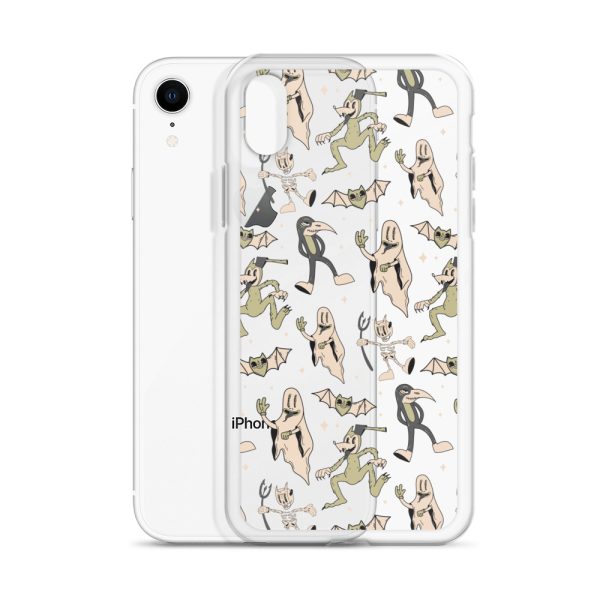 Spooky Vintage Halloween iPhone Clear Case