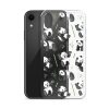 Watercolor Panda Bear iPhone Clear Case
