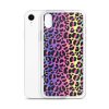 Neon Leopard iPhone Clear Case