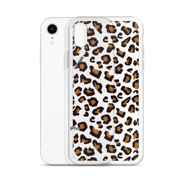 Seamless Leopard iPhone Clear Case