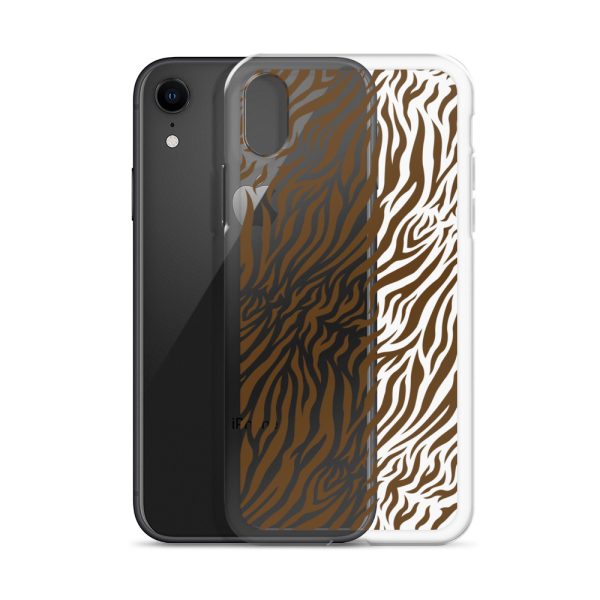 Tiger Print iPhone Clear Case