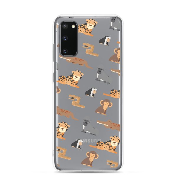 African Jungle Animals Samsung Clear Case