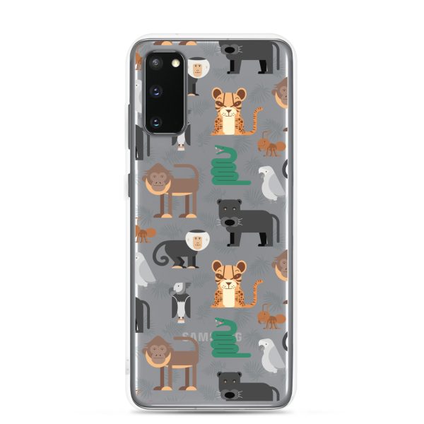 Amazon Jungle Animals Samsung Clear Case