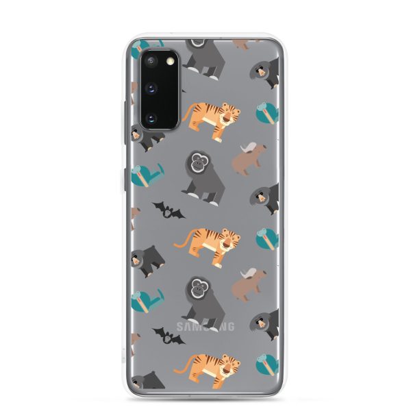 Asian Jungle Animals Samsung Clear Case
