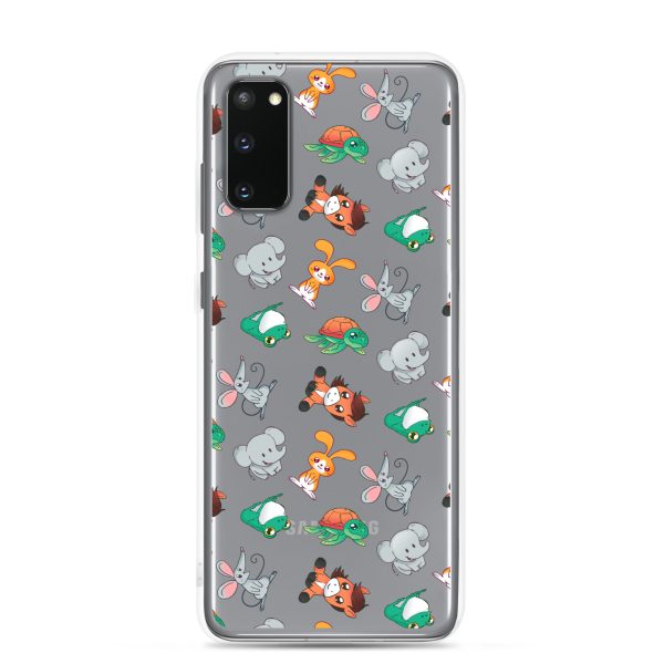 Cute Animals Samsung Clear Case