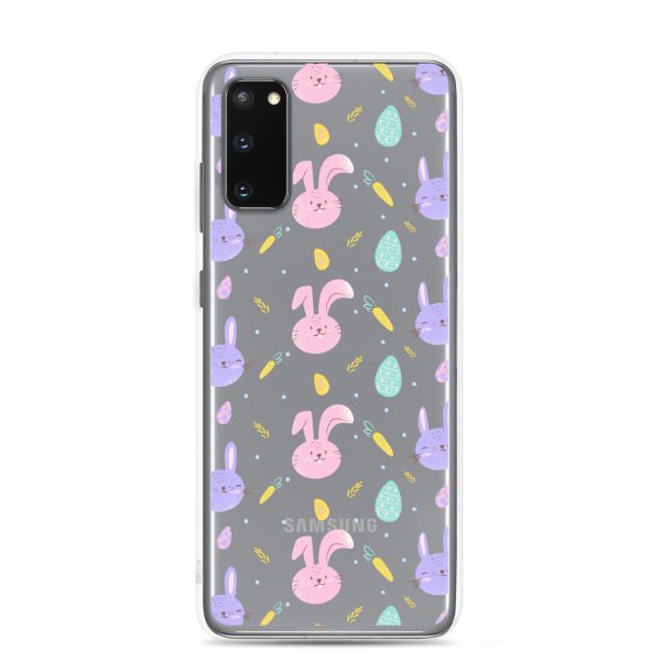 Cute Easter Bunnies Samsung Clear Case