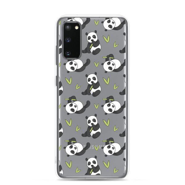 Cute Panda Bear Samsung Clear Case