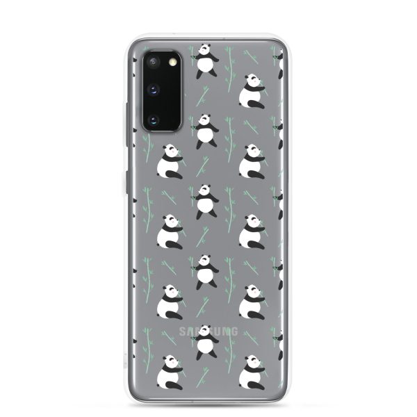 Cute Panda Samsung Clear Case