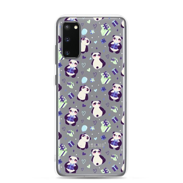 Cute Panda Presents Samsung Clear Case