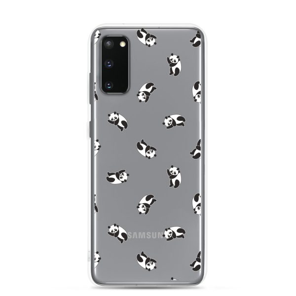 Cute Pandas Samsung Clear Case