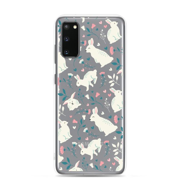 clear-case-for-samsung-samsung-galaxy-s20-case-on-phone-6a53c45a4b5a0.jpg Easter Cute Rabbits Samsung Clear Case