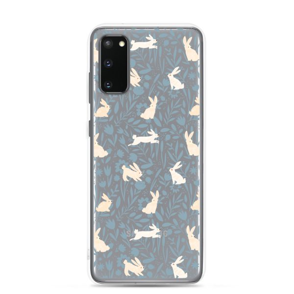 Easter Hopping Bunnies Samsung Clear Case