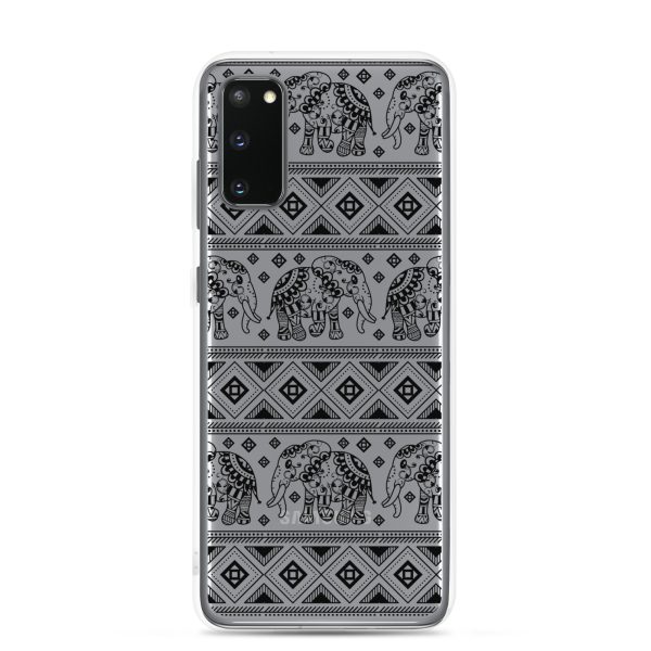 Elephant Mandala Samsung Clear Case