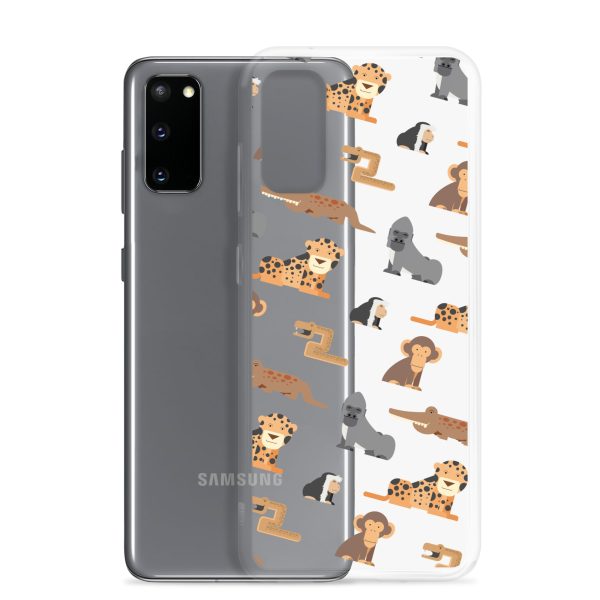 African Jungle Animals Samsung Clear Case