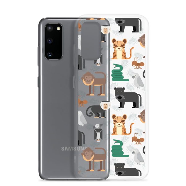 Amazon Jungle Animals Samsung Clear Case