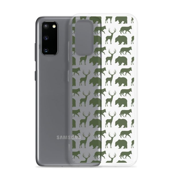 Animals Silhouette Samsung Clear Case