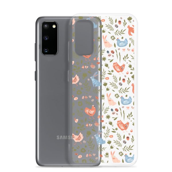 Bunnies and Hens Easter Samsung Clear Case