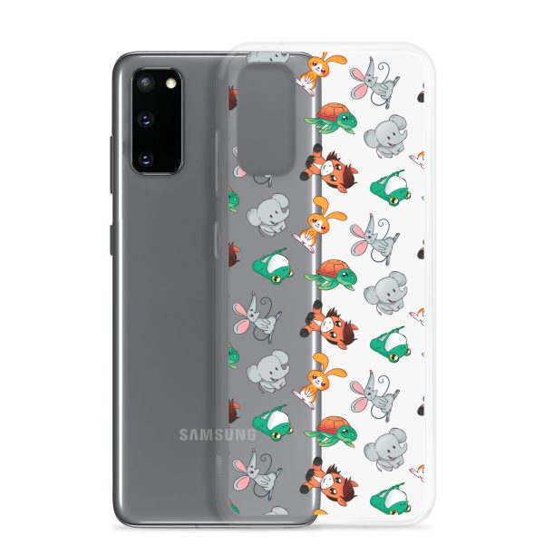 Cute Animals Samsung Clear Case