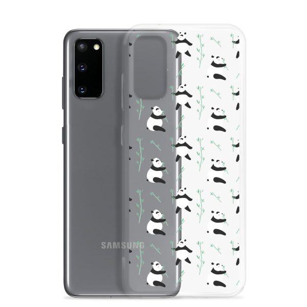 Cute Panda Samsung Clear Case