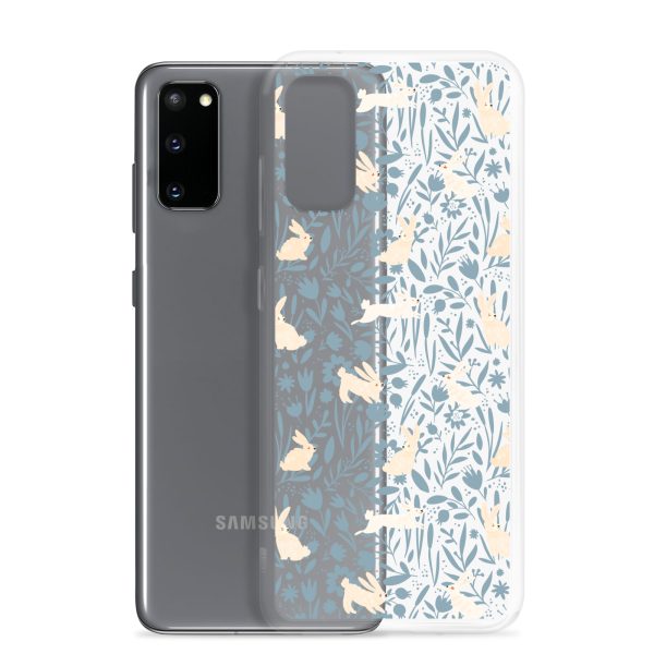 Easter Hopping Bunnies Samsung Clear Case