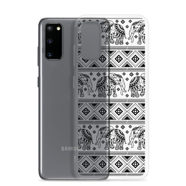 Elephant Mandala Samsung Clear Case