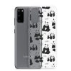Panda Bears Bamboo Samsung Clear Case