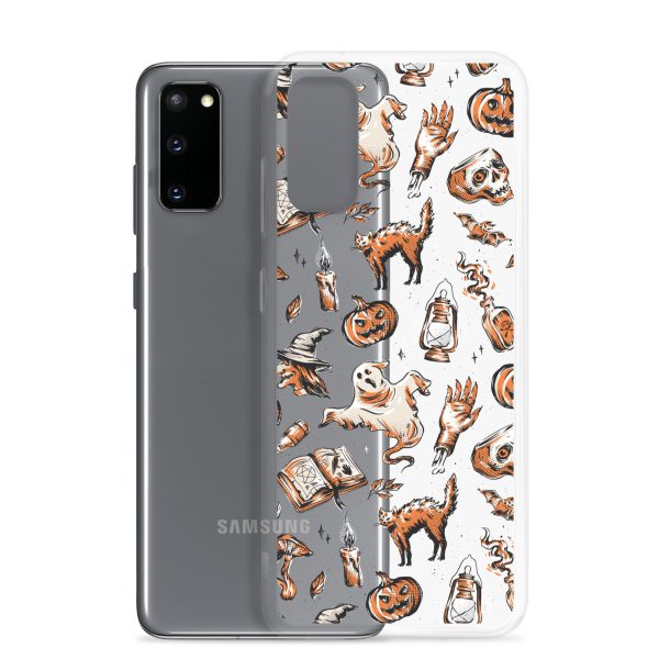 Vintage Halloween Samsung Clear Case