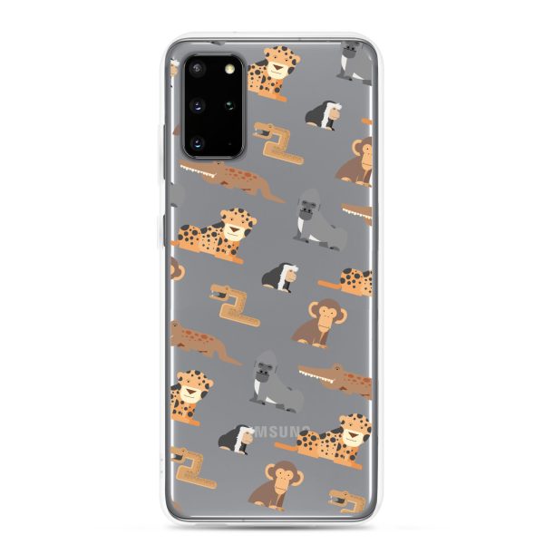 African Jungle Animals Samsung Clear Case