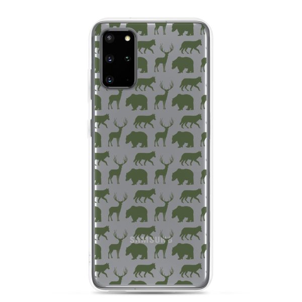 Animals Silhouette Samsung Clear Case