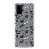 Black and White Halloween Samsung Clear Case