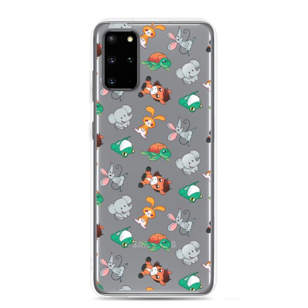 Cute Animals Samsung Clear Case