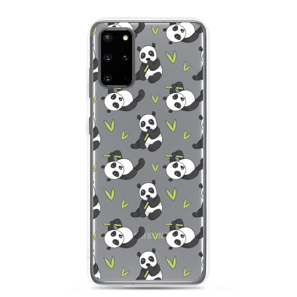 Cute Panda Bear Samsung Clear Case