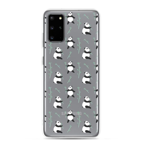Cute Panda Samsung Clear Case