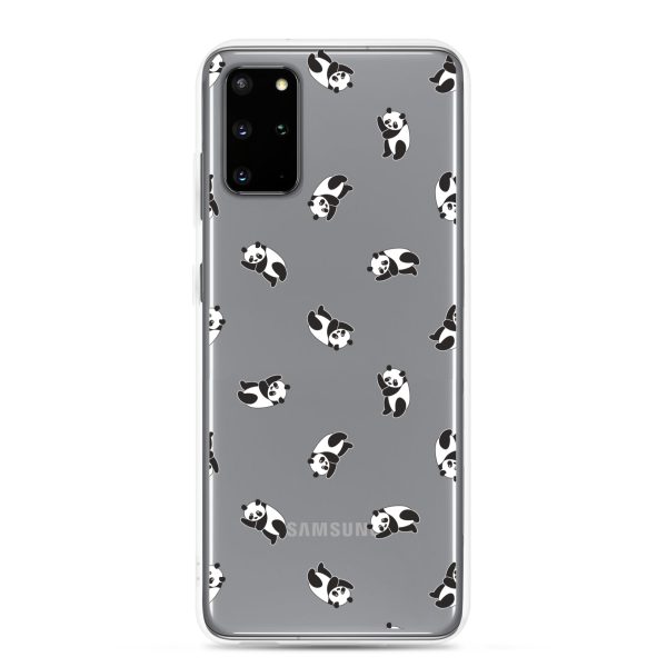 Cute Pandas Samsung Clear Case