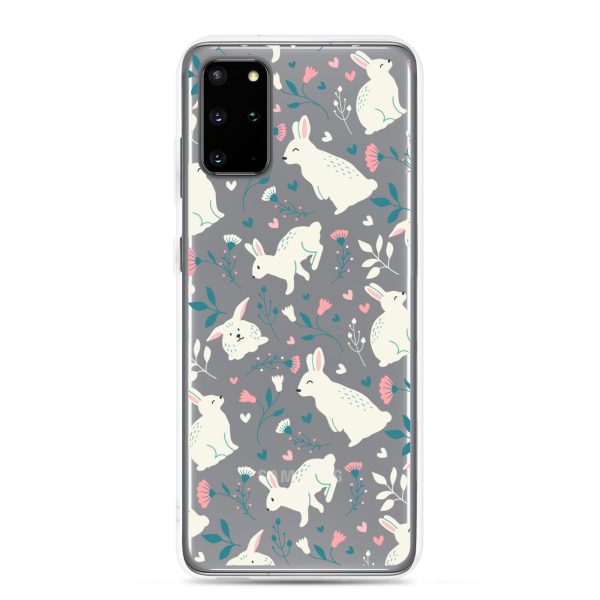clear-case-for-samsung-samsung-galaxy-s20-plus-case-on-phone-6a53c45a4b462.jpg Easter Cute Rabbits Samsung Clear Case
