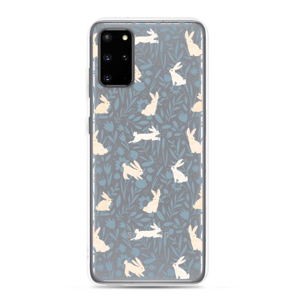Easter Hopping Bunnies Samsung Clear Case
