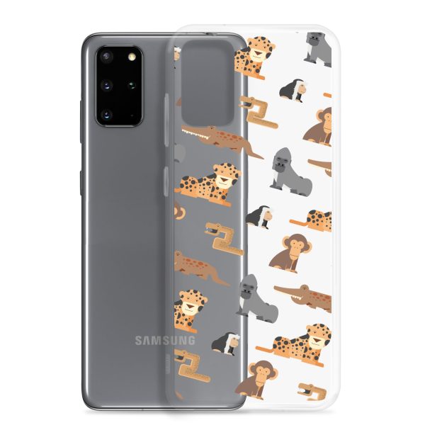 African Jungle Animals Samsung Clear Case