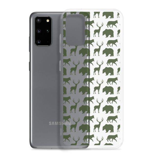 Animals Silhouette Samsung Clear Case