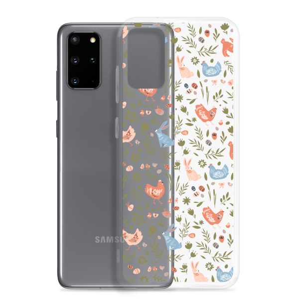 Bunnies and Hens Easter Samsung Clear Case