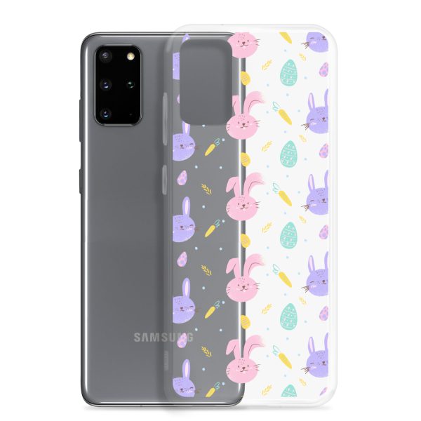 Cute Easter Bunnies Samsung Clear Case