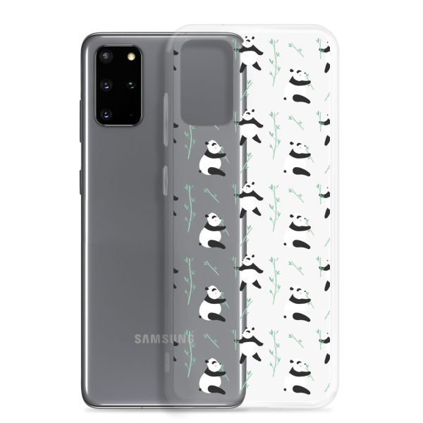Cute Panda Samsung Clear Case