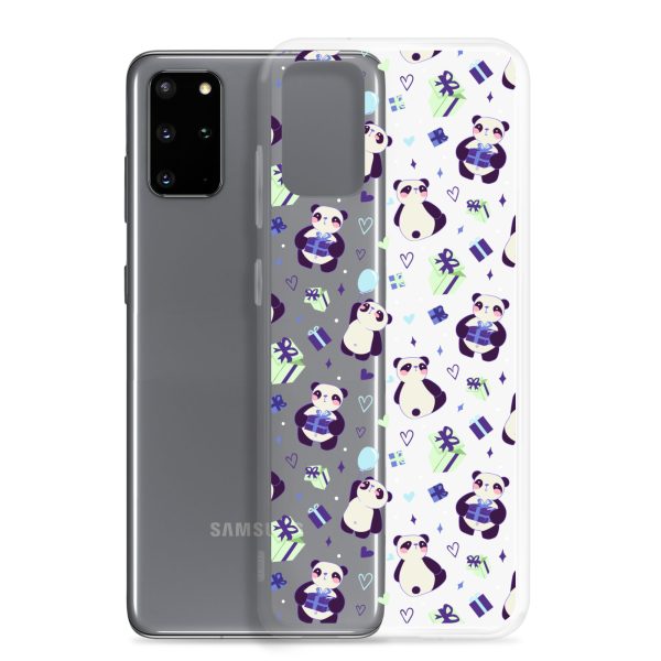 Cute Panda Presents Samsung Clear Case