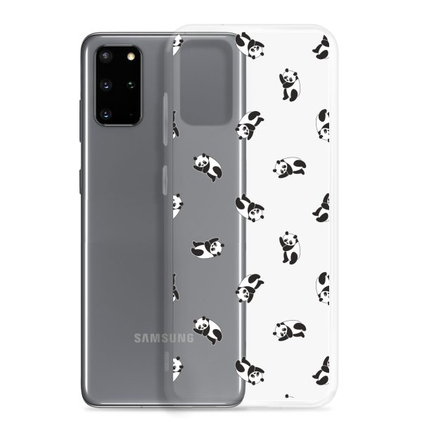 Cute Pandas Samsung Clear Case