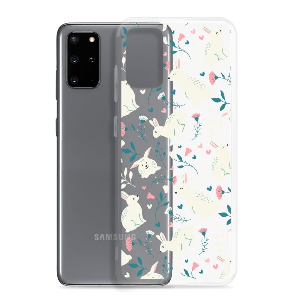 clear-case-for-samsung-samsung-galaxy-s20-plus-case-with-phone-6a53c45a4b4c1.jpg Easter Cute Rabbits Samsung Clear Case